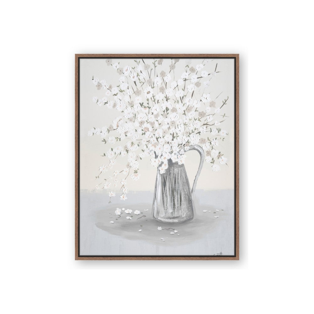 White Pretty Flower Neutral