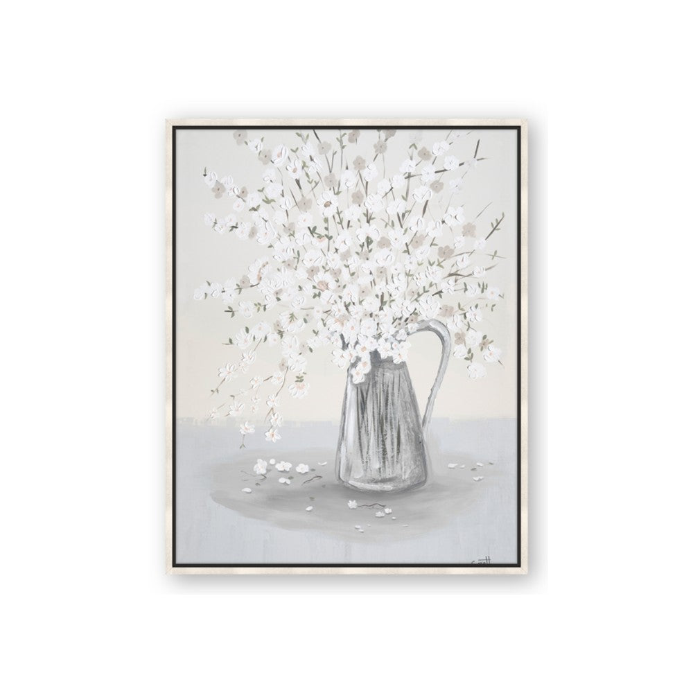 White Pretty Flower Neutral