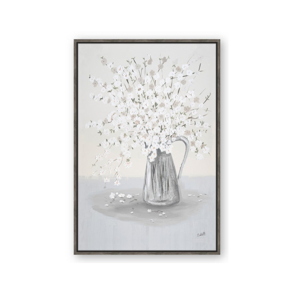 White Pretty Flower Neutral