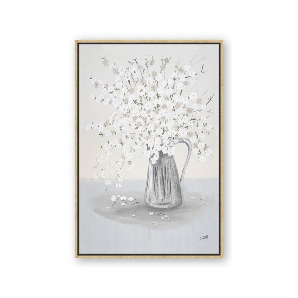 White Pretty Flower Neutral