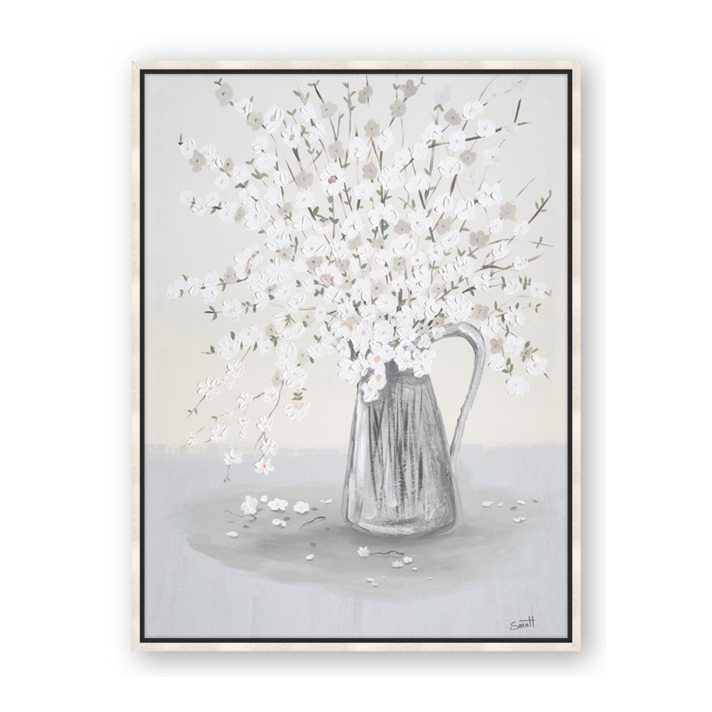 White Pretty Flower Neutral