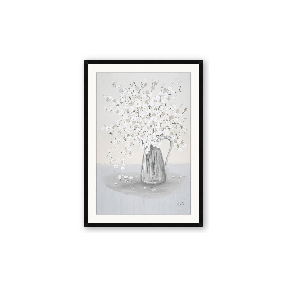 White Pretty Flower Neutral