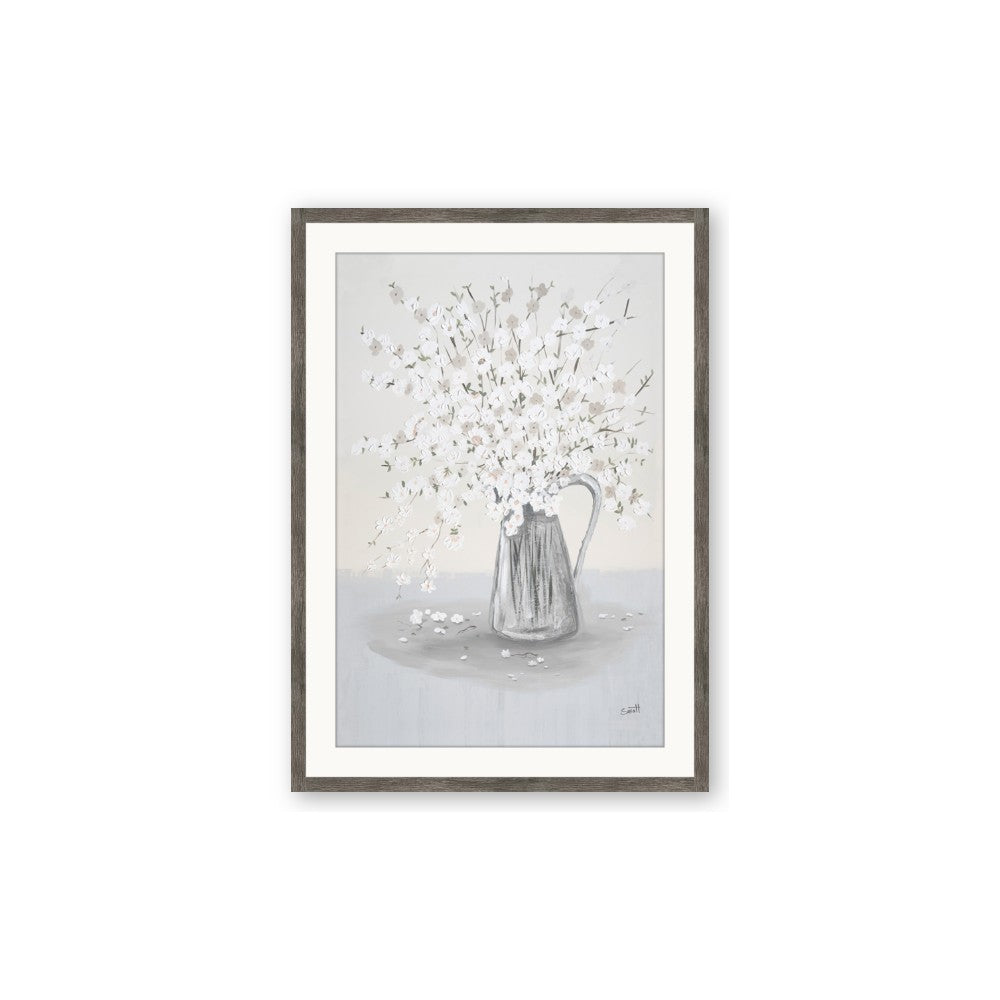 White Pretty Flower Neutral