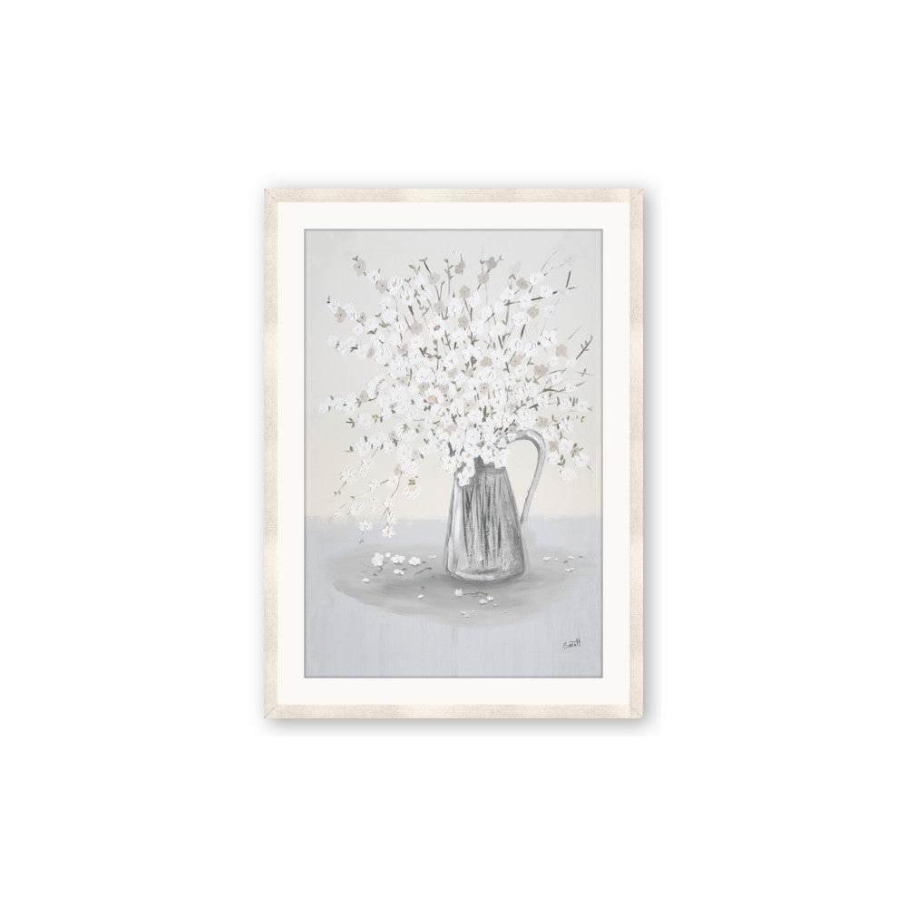 White Pretty Flower Neutral