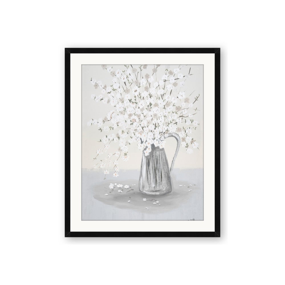 White Pretty Flower Neutral