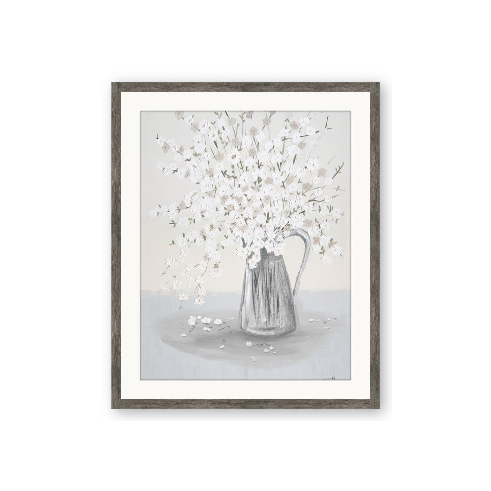 White Pretty Flower Neutral