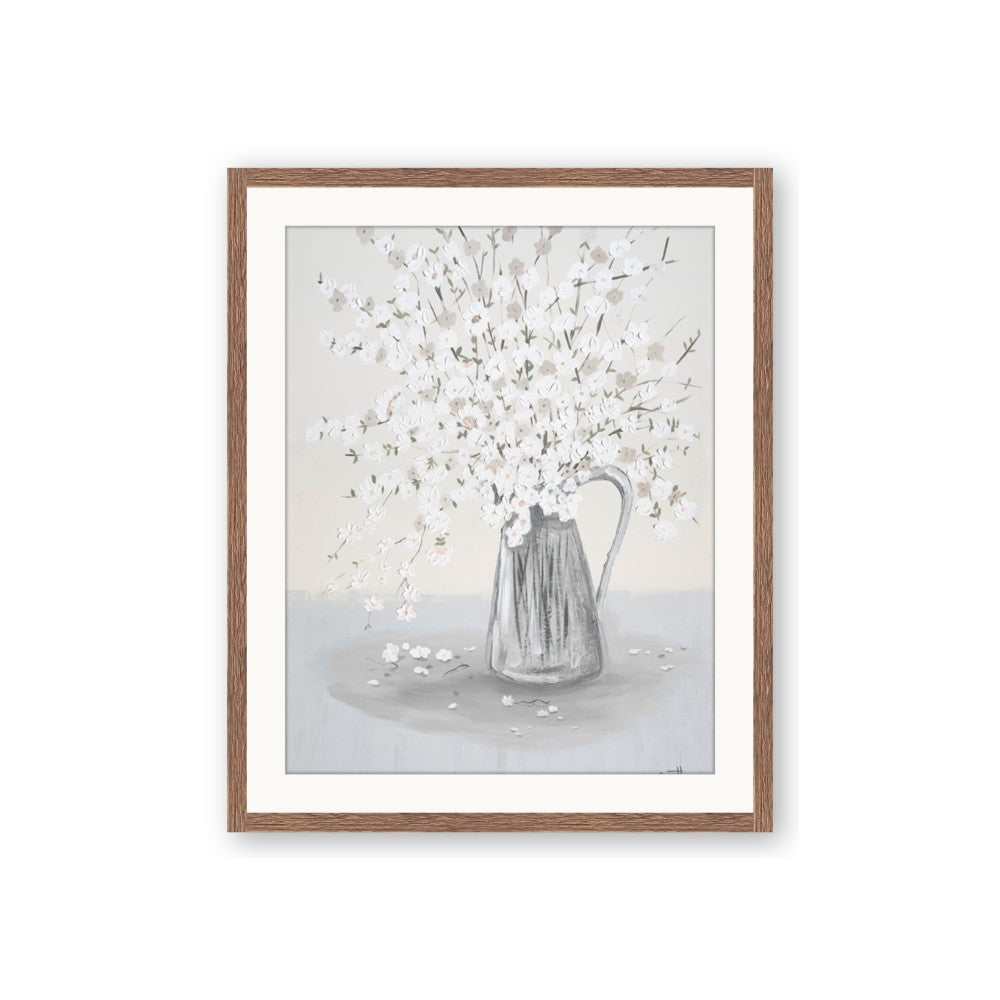 White Pretty Flower Neutral