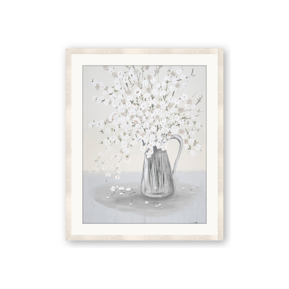 White Pretty Flower Neutral