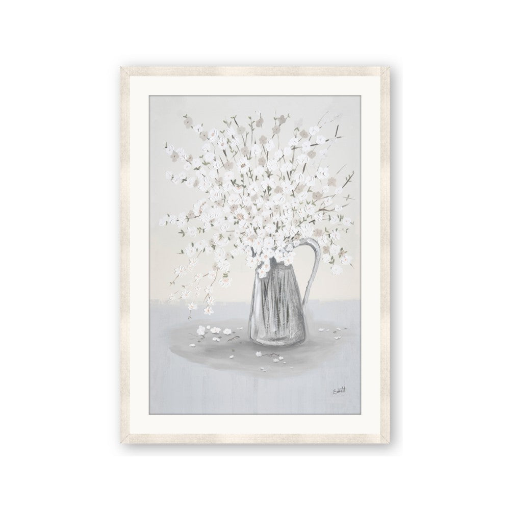 White Pretty Flower Neutral