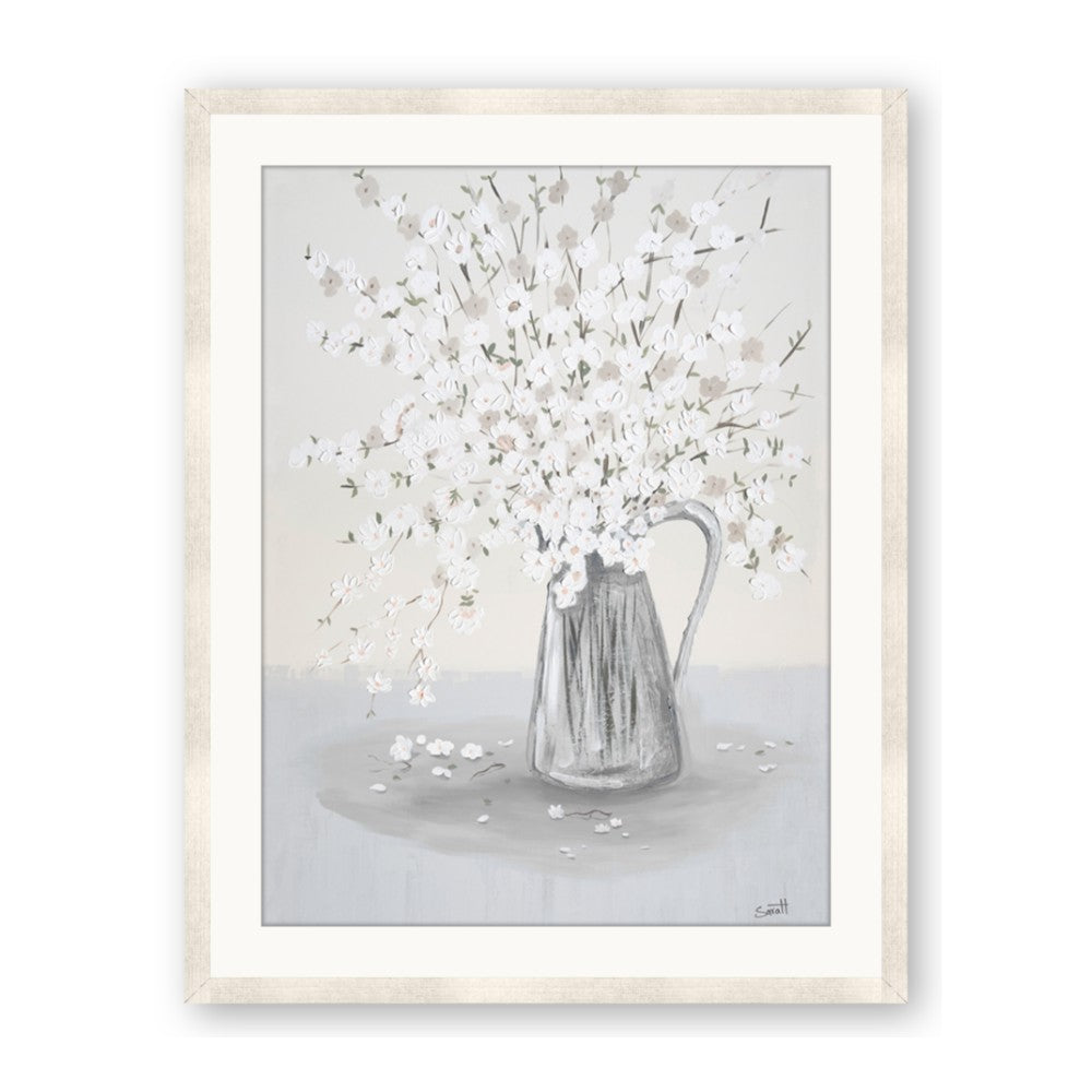 White Pretty Flower Neutral