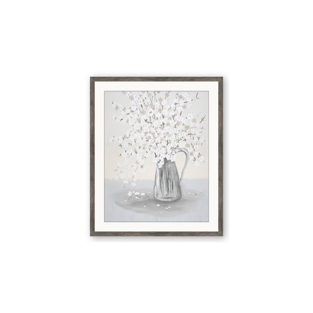 White Pretty Flower Neutral
