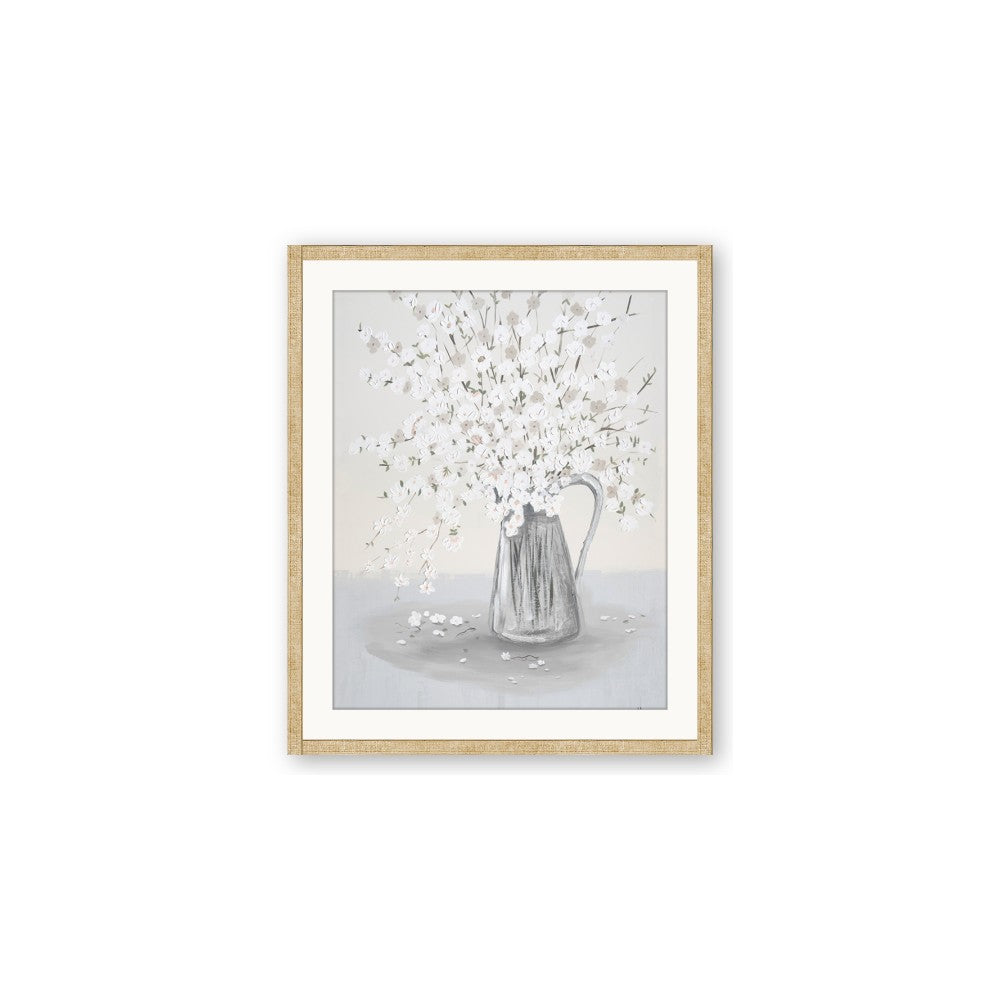 White Pretty Flower Neutral