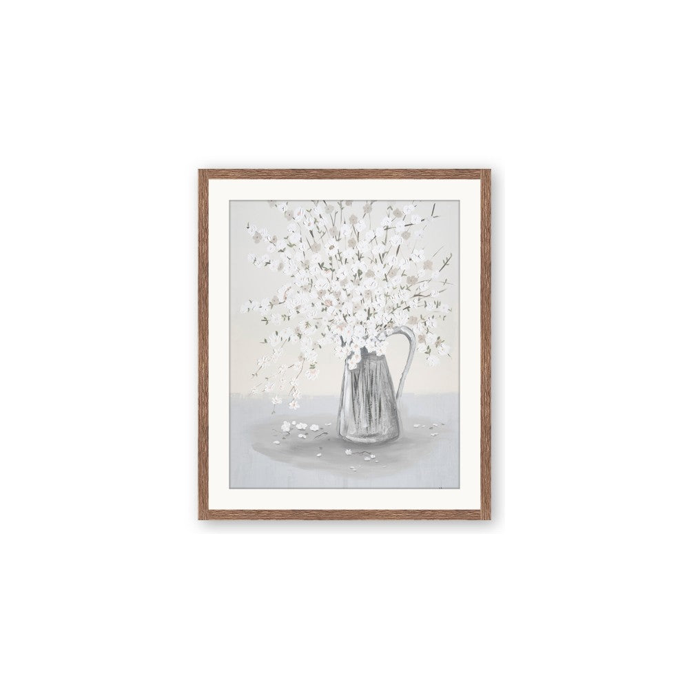 White Pretty Flower Neutral