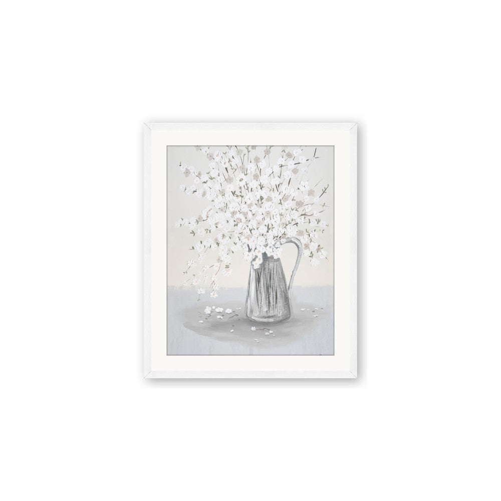 White Pretty Flower Neutral