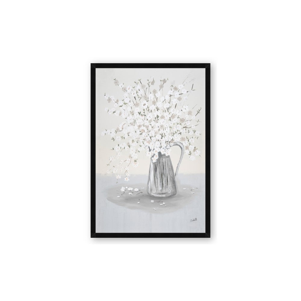 White Pretty Flower Neutral
