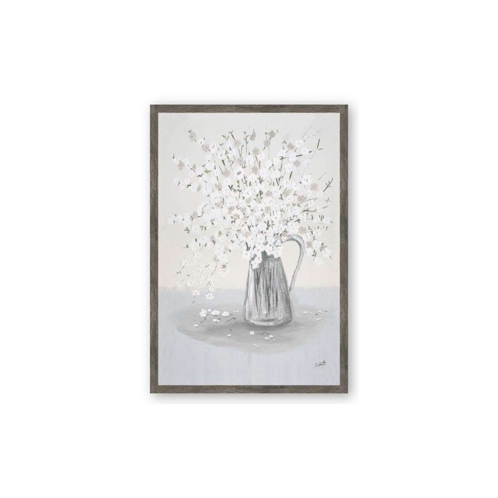 White Pretty Flower Neutral