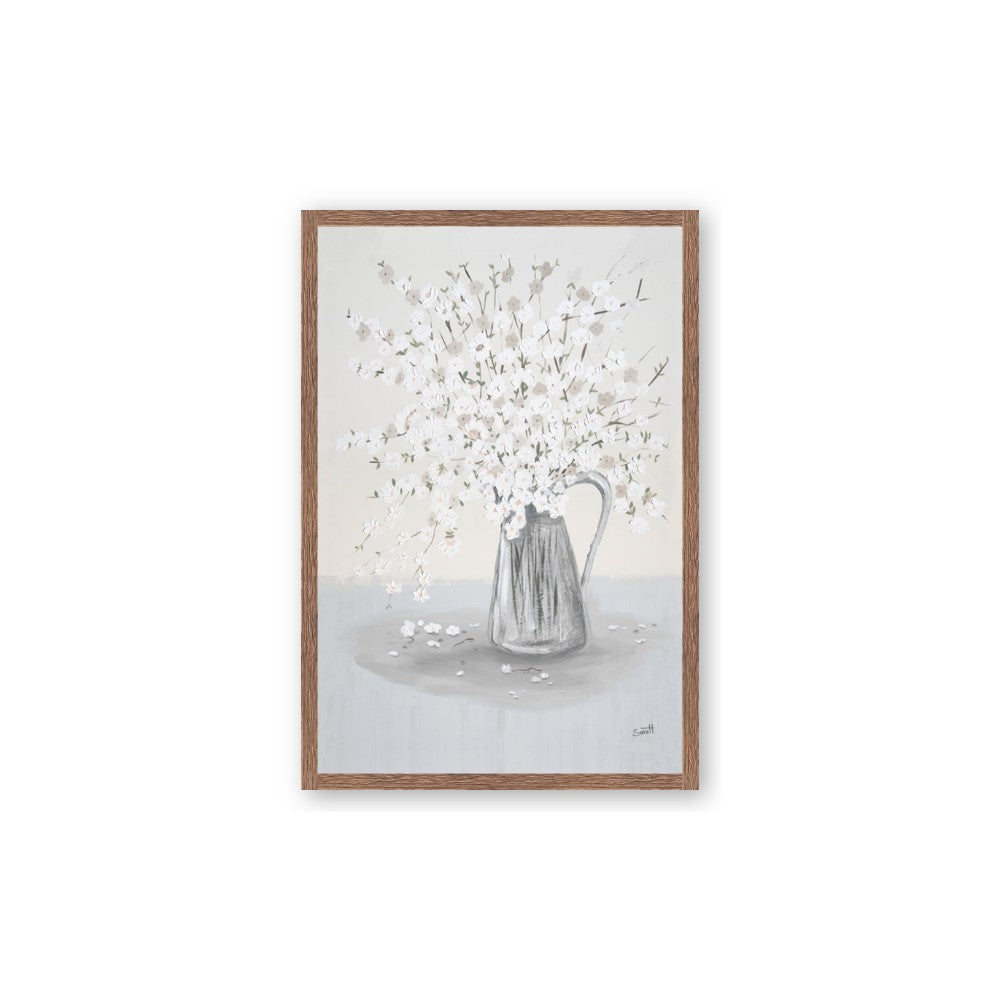 White Pretty Flower Neutral