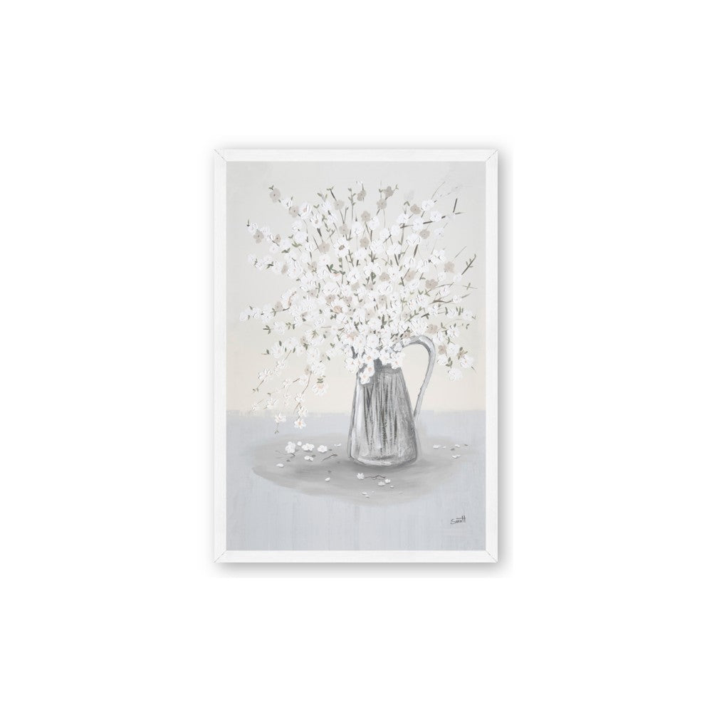 White Pretty Flower Neutral
