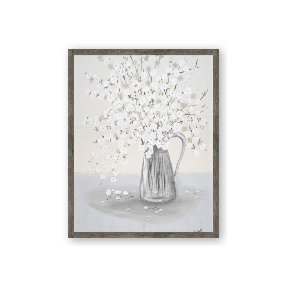 White Pretty Flower Neutral