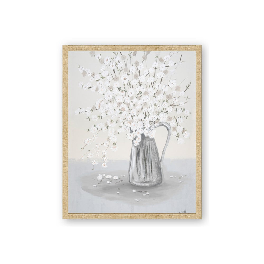 White Pretty Flower Neutral