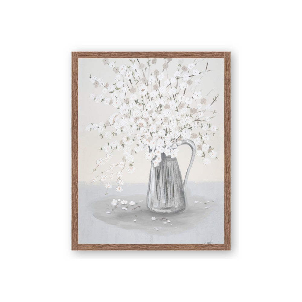 White Pretty Flower Neutral