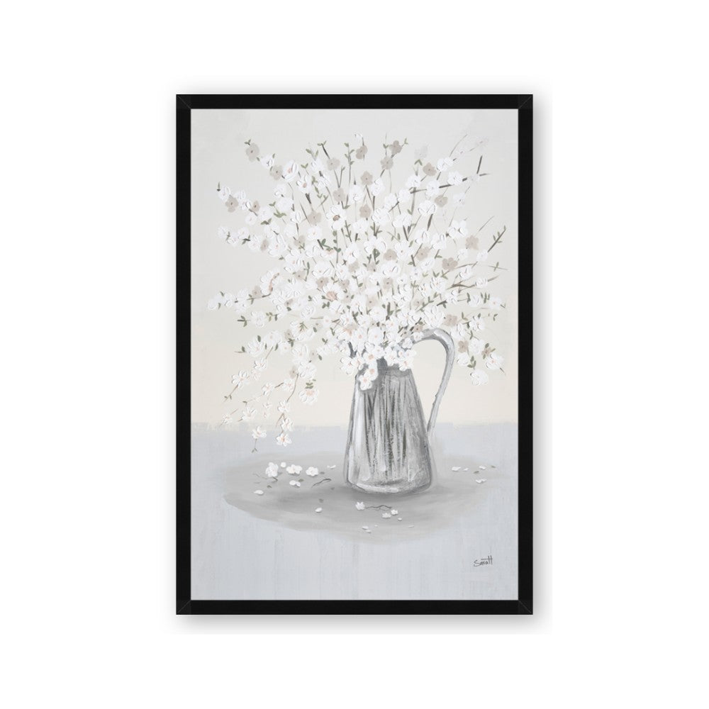 White Pretty Flower Neutral