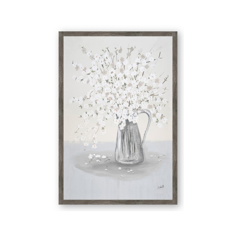 White Pretty Flower Neutral