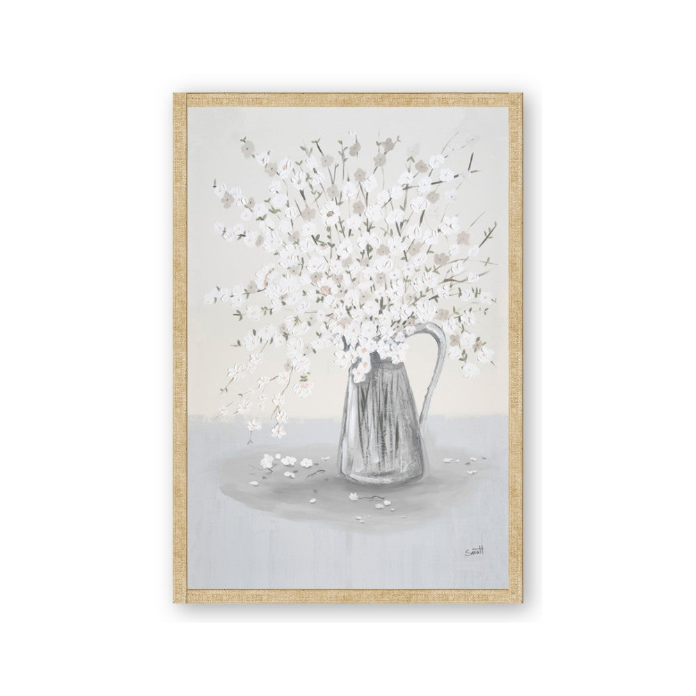 White Pretty Flower Neutral