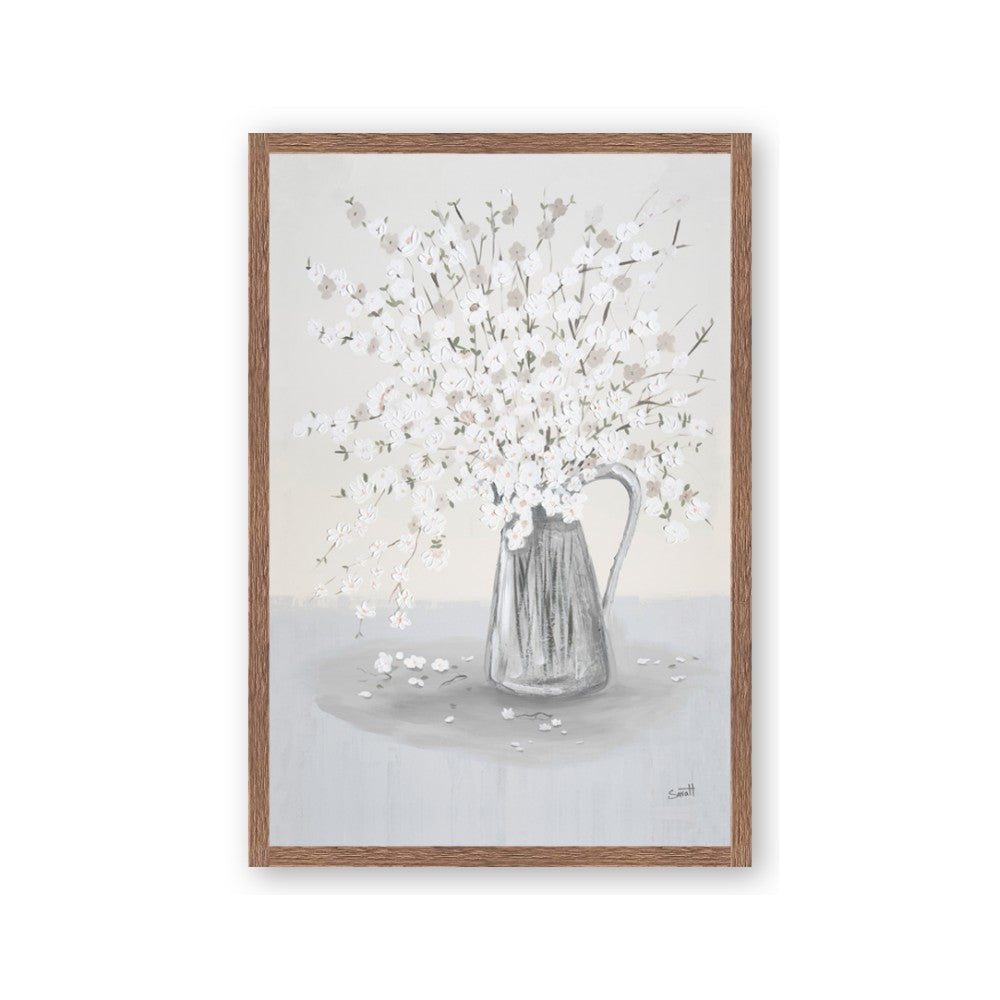 White Pretty Flower Neutral