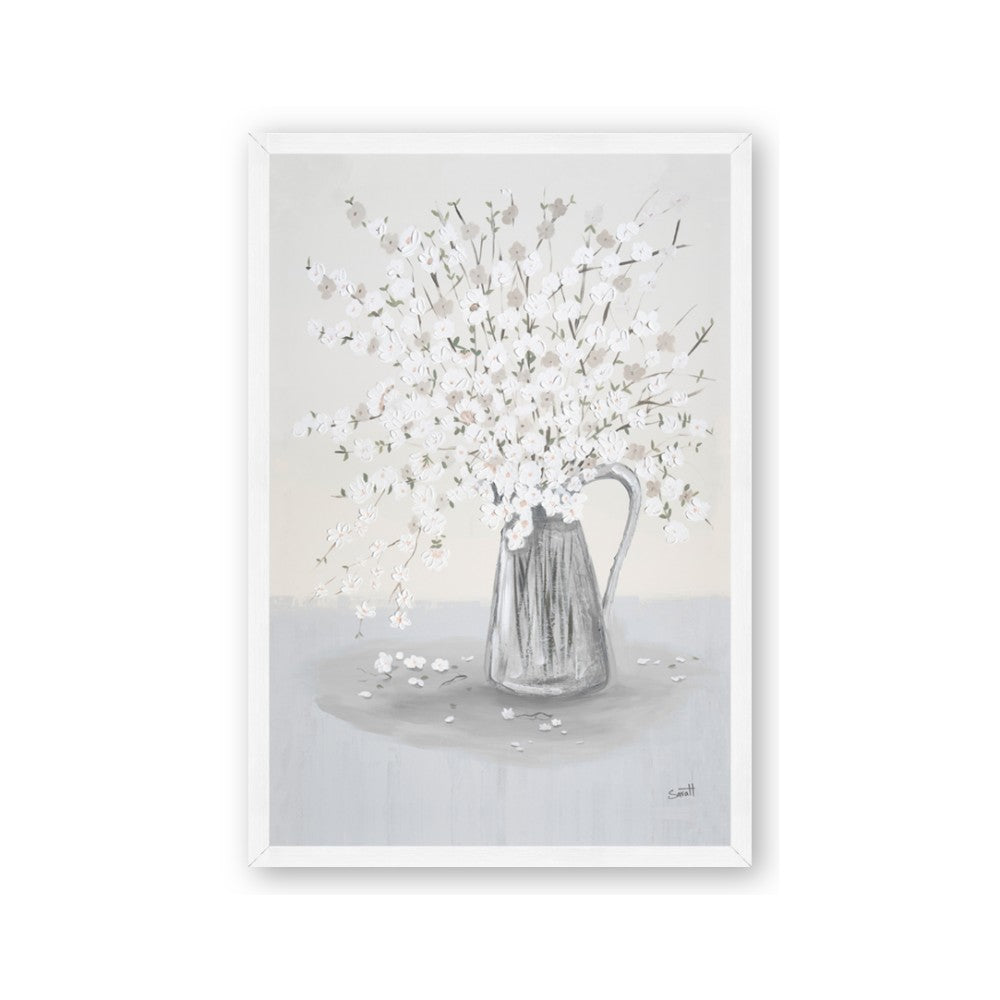 White Pretty Flower Neutral