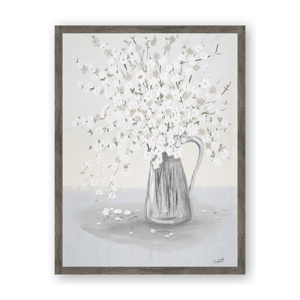 White Pretty Flower Neutral