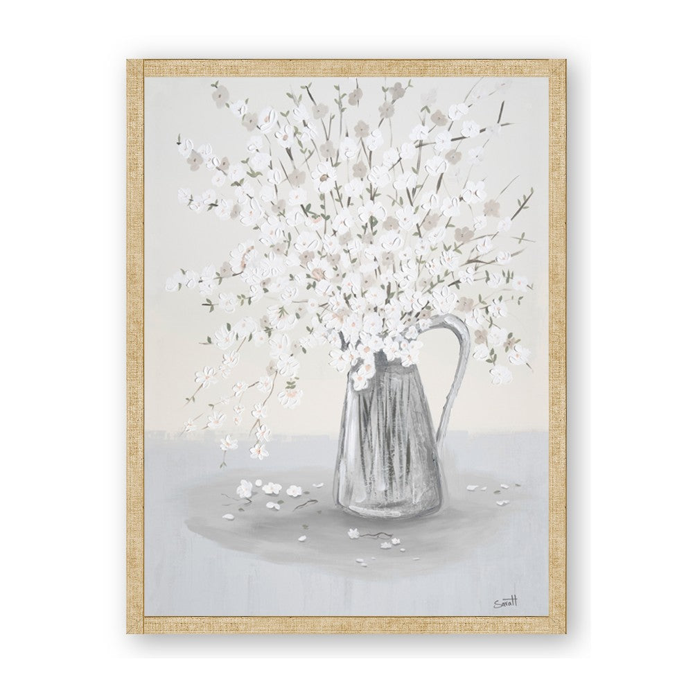 White Pretty Flower Neutral