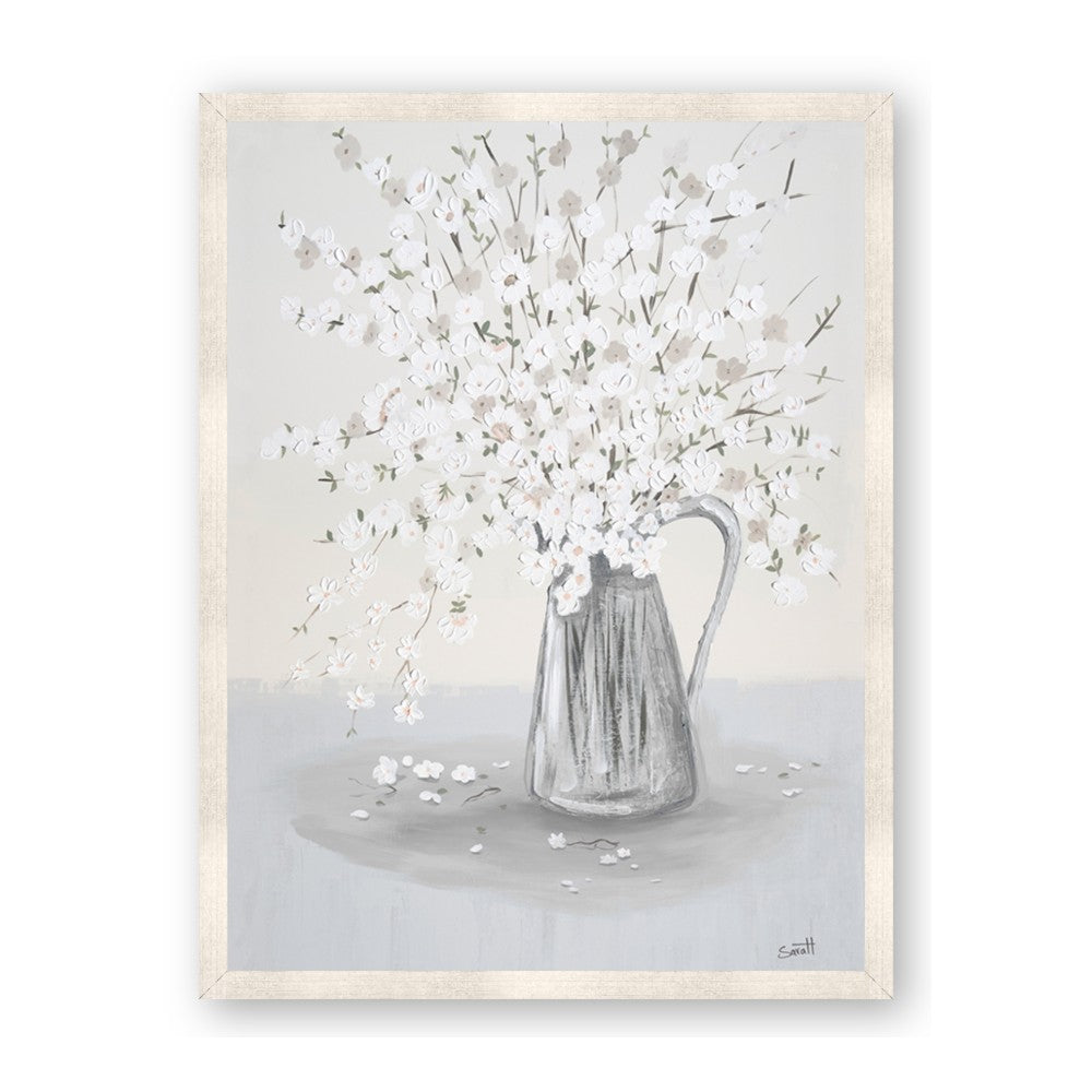 White Pretty Flower Neutral