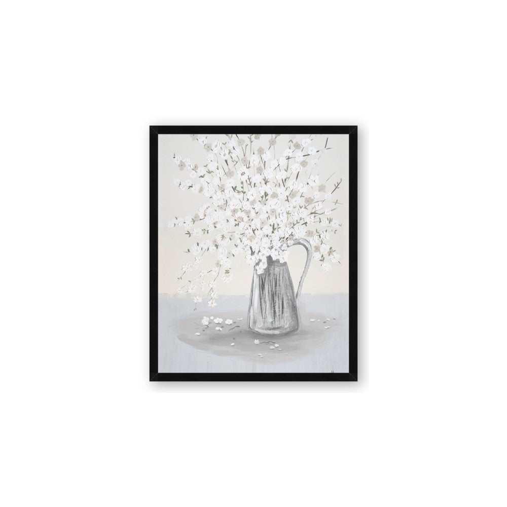 White Pretty Flower Neutral
