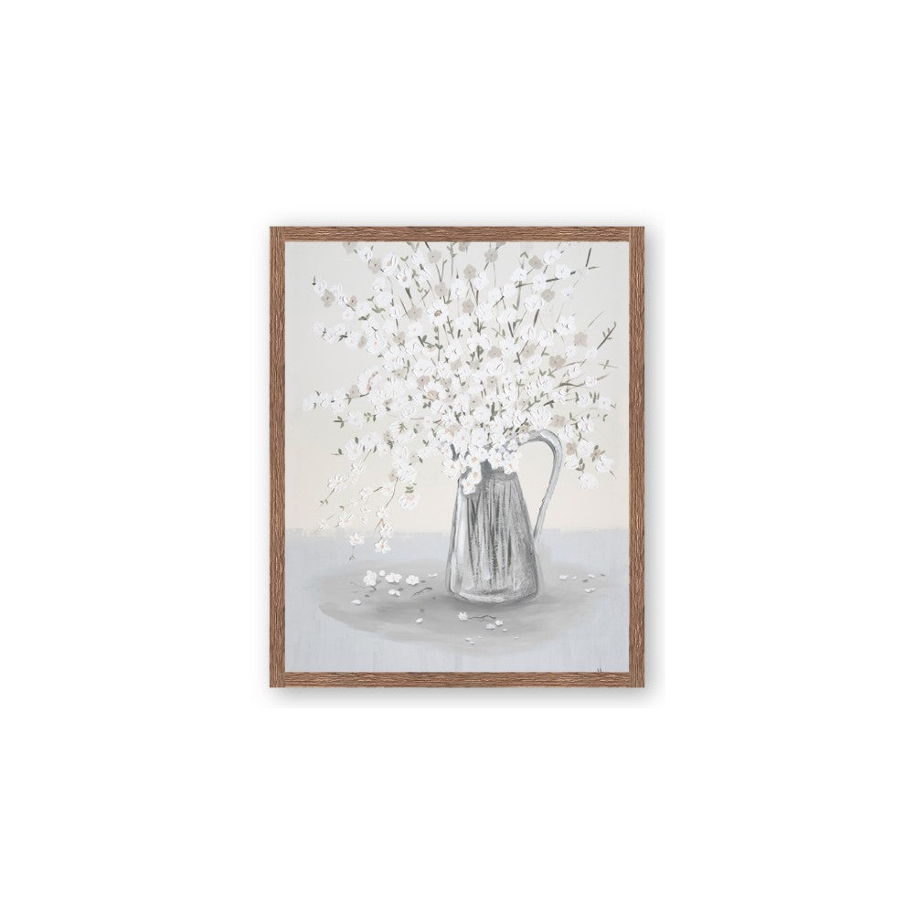 White Pretty Flower Neutral