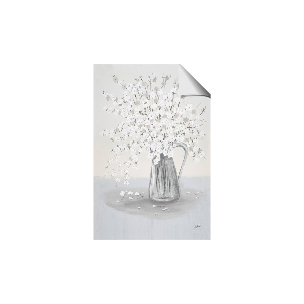 White Pretty Flower Neutral