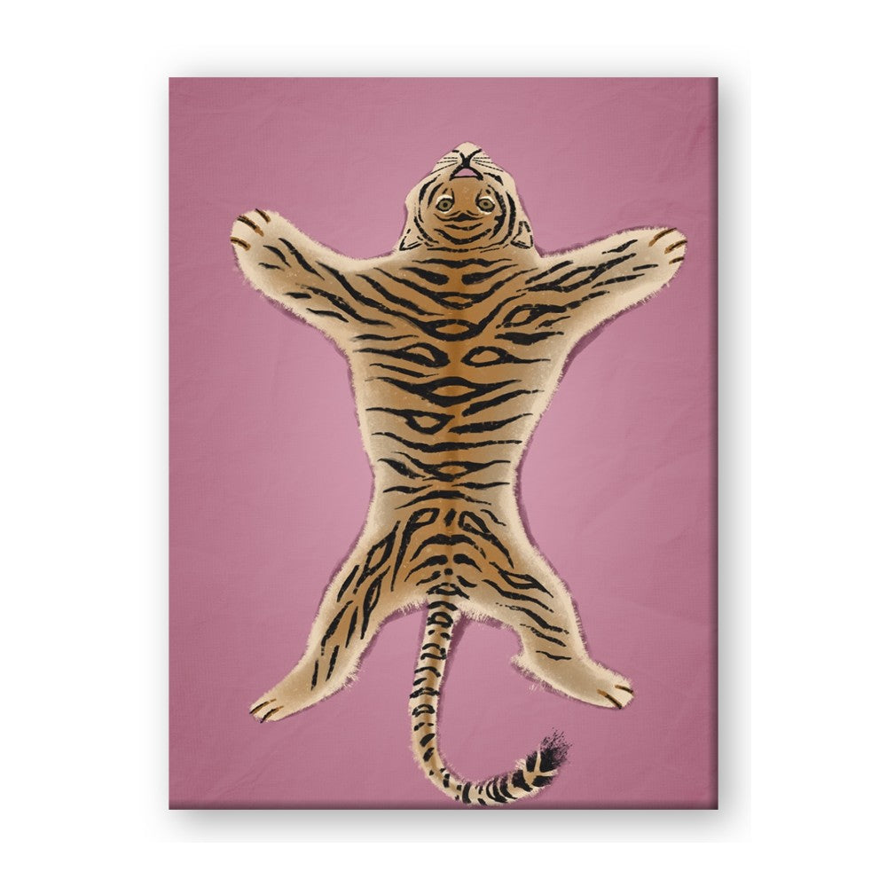 Tiger on Pink
