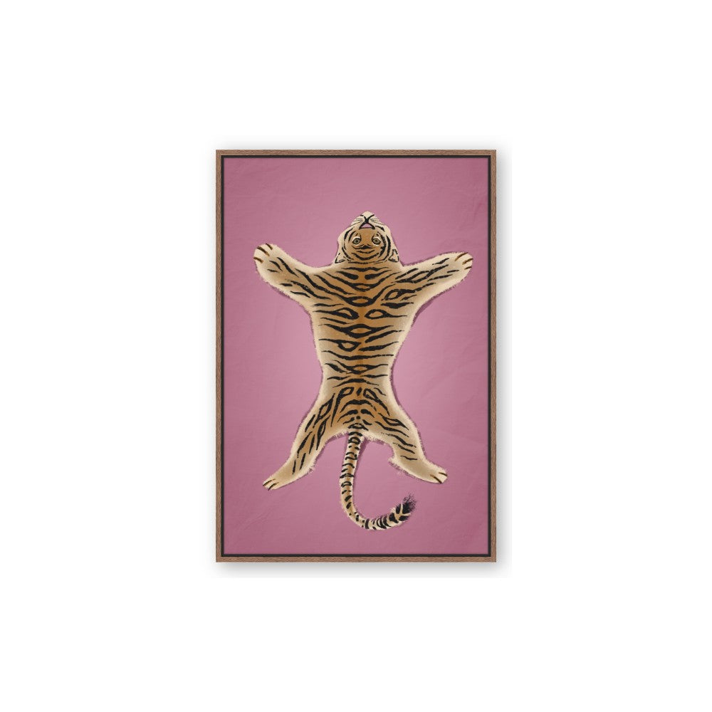 Tiger on Pink