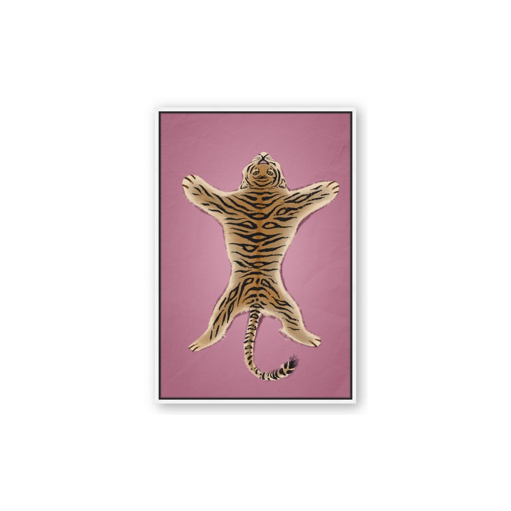 Tiger on Pink