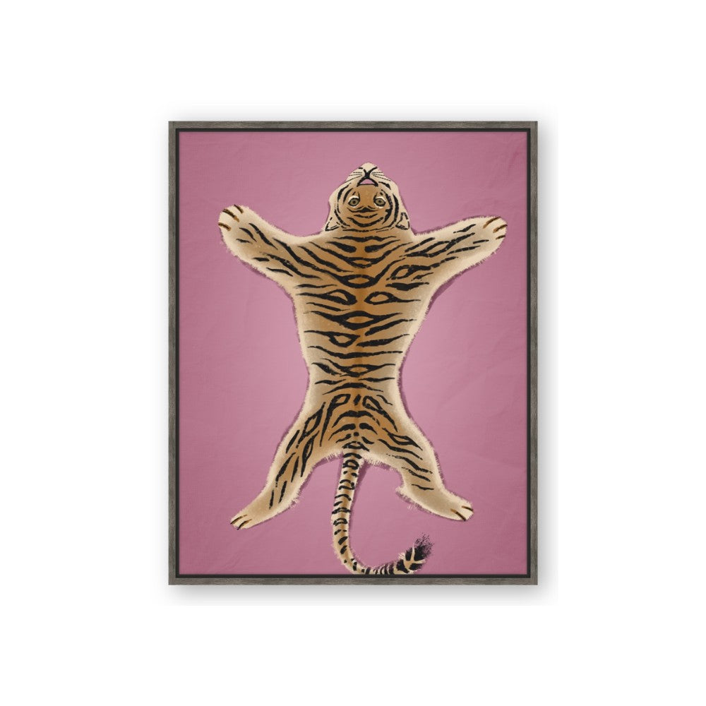 Tiger on Pink