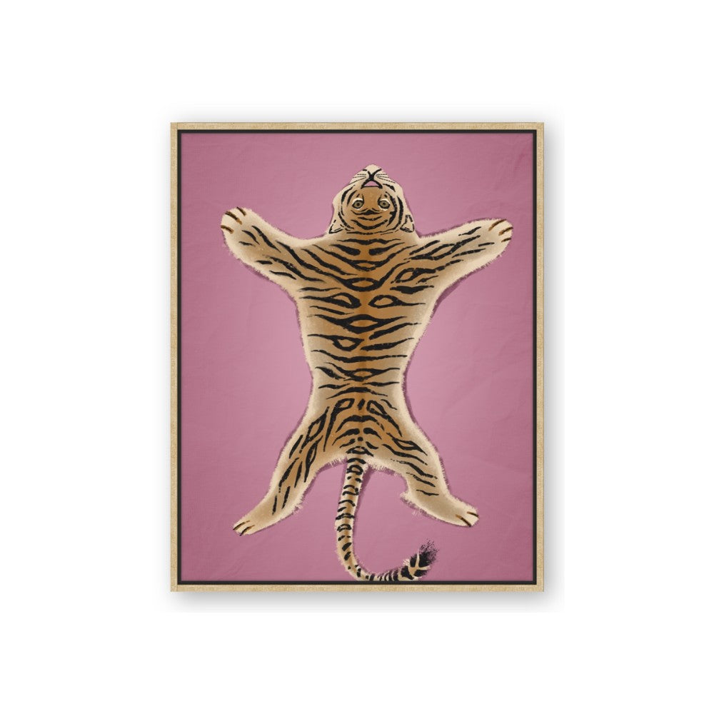 Tiger on Pink
