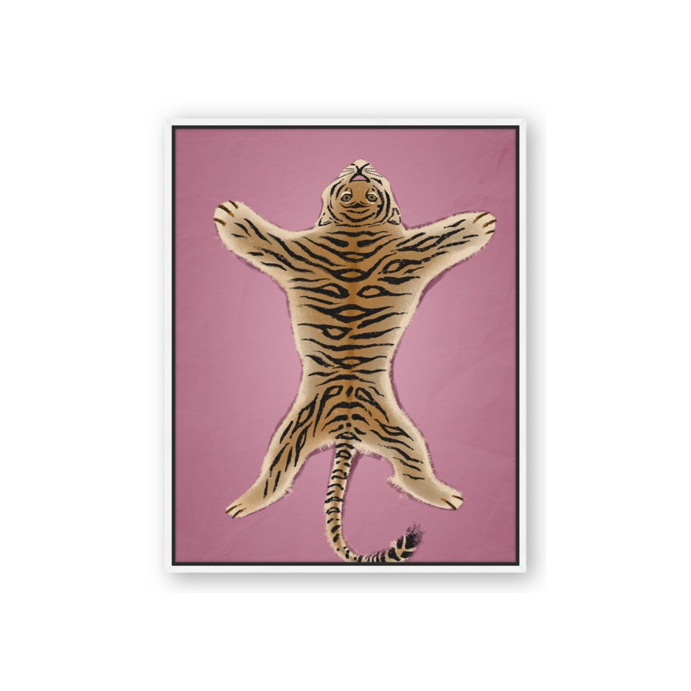 Tiger on Pink