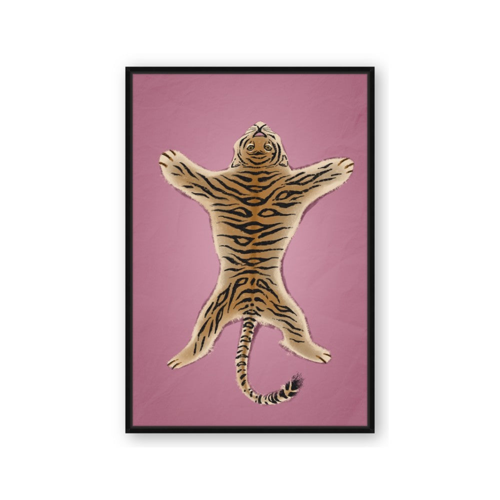 Tiger on Pink