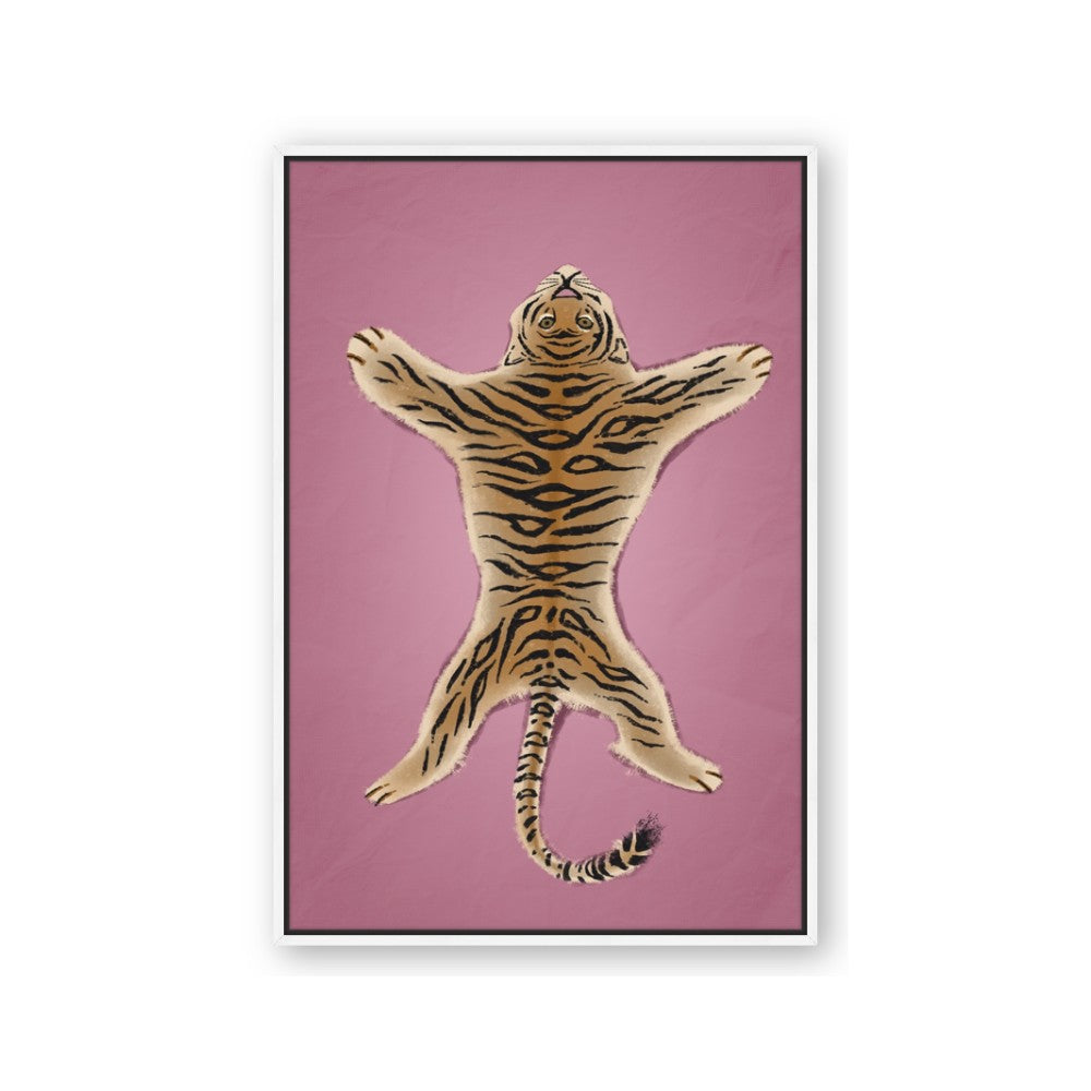 Tiger on Pink