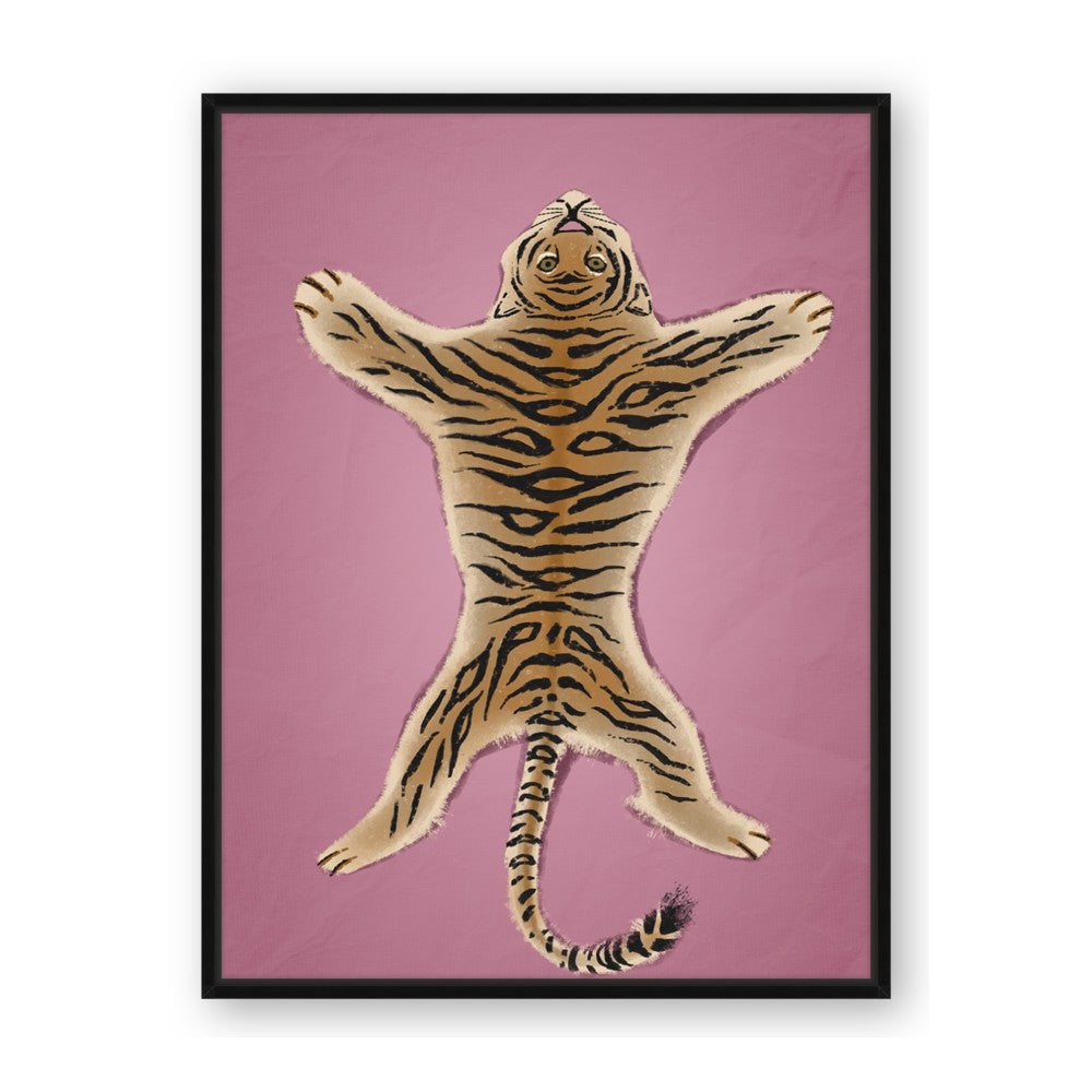 Tiger on Pink