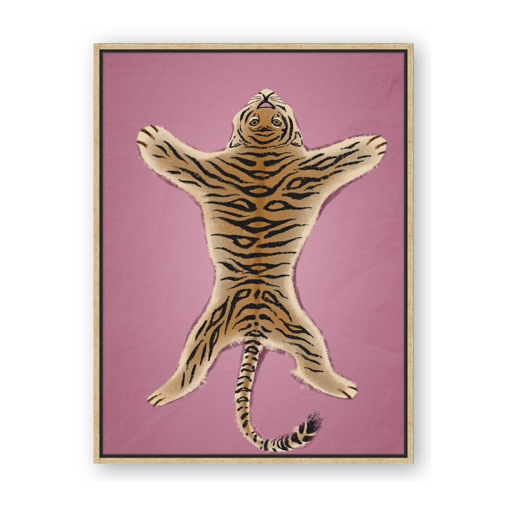 Tiger on Pink