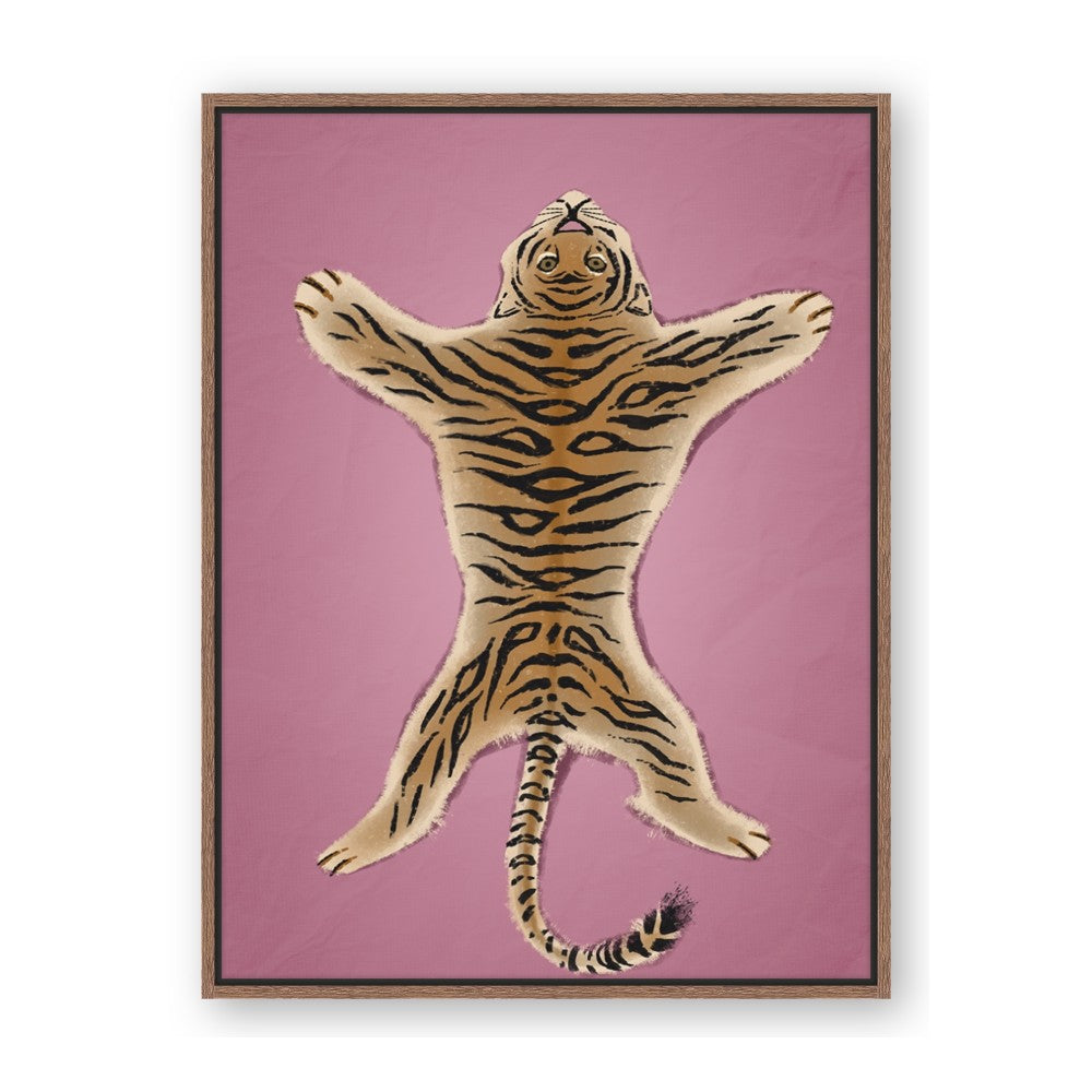 Tiger on Pink