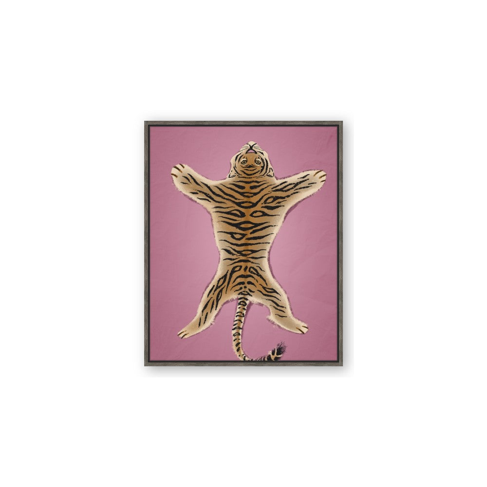 Tiger on Pink
