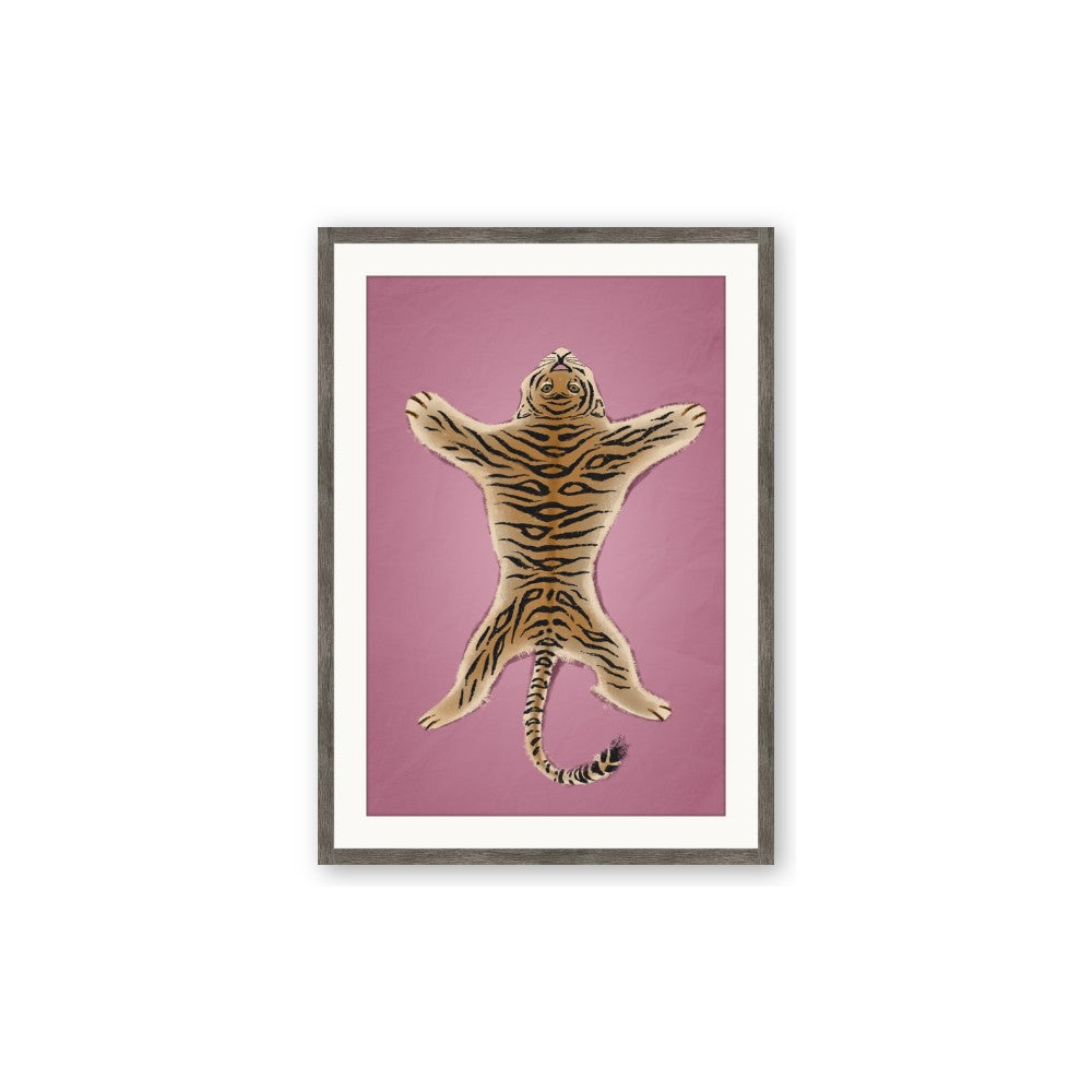 Tiger on Pink