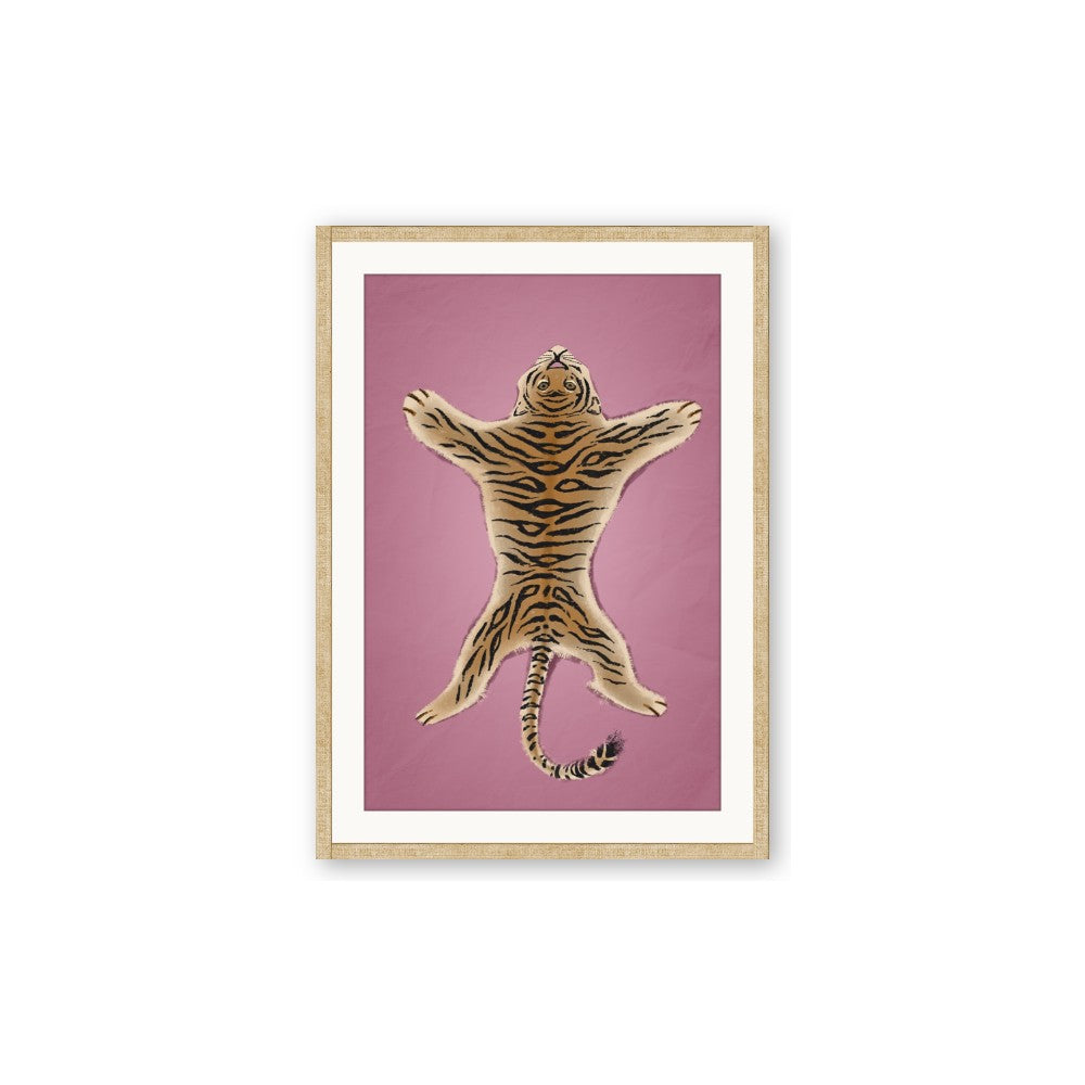 Tiger on Pink